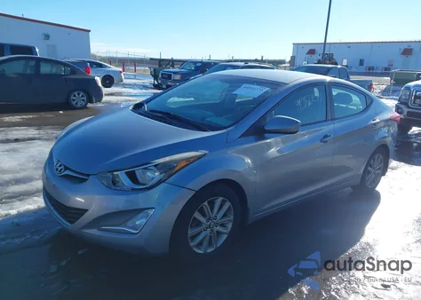 2016 Hyundai Elantra Se из США, поврежденный, VIN 5NPDH4AEXGH718325